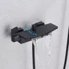 Miscelatore monocomando per bagno con bocca a cascata, rubinetto per vasca a parete, miscelatore acqua3874233