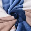 Brand super discount 4 SIZES soft coral fleece flannel fabric blanket for plaid sofa throw bedspread cover LREA Y200417