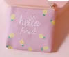 20pcs Women PU Moon Pineapple Cartoon Prints Coin Purses Mix Color