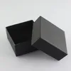 Hot Selling Jewelry Box with Stamp Mulitcolor Letter Jewelry Packaging Display Case Box Square Black High Quality