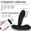 Prostata-Massagegerät, Vibratoren, APP-Steuerung, Anal-Vibrations-Butt-Plug, sexy Spielzeug für männliche Erwachsene, Silikon-Stimulator