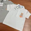 Polos à manches courtes pour enfants, T-shirts à la mode, hauts pour garçons et filles, pull décontracté avec motif d'ours, taille 80-140cmRT