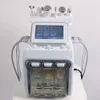 Hydro-Dermabrasionsmaschine Vakuum-Mitesser-Entferner 6 in 1 H2o2 Hydra-Hautpflege Gesichtsbehandlungen Jet Peel Skins Rejuvenation Bubble Beauty Machine