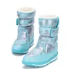 Stivali Inverno Scarpe per bambini Ragazze Ragazzi Neve Calda Bambini all'aperto Caviglia Impermeabile Antiscivolo Peluche Infantile 221007