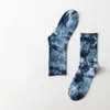 Mens Tie-dye longo Meias Moda Hip Hop Street Style Meias Youth Sports alta Sock 2020FW Moda Streetwear Hot Sale