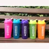 BPA Free Shaker Bouteille Whey Protéine Poudre Mélange Bouteille Sport Nutrition Protéine Shaker Fitness Bouteille d'eau 201221