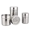 Stainless Steel Chocolate Sugar Shaker Coffee Dusters Powder Cinnamon Dusting Tank Kitchen Filter Cooking Tool LX3192