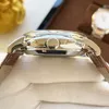 2021 Novos relógios masculinos de luxo Volante grande Cinco pontos Tamanho de 44 mm Relógio mecânico automático Fase da lua Alta qualidade Pulseira de couro de marca superior Presente de moda