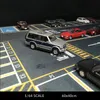 1:64 Skala Garaż Underground Duży Parking Mata Dla Diecast Stop Samochód Model Samochód Pojazd Scena Wyświetlacz Zabawki Podkładka Podkładka Pokaż X0102