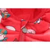 Garçons Vestes Enfants Hiver Nouvelle Mode Bébé Filles Vêtements À Manches Longues Avec Dessin Animé À Capuchon Coupe-Vent Manteau À Glissière Pour 2-6Y LJ201017