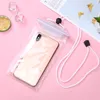 Noctilucent Bracking Bag Cases PVC PVC Protctive Pouch Pouch Case Diving Swimming Sports for iPhone 12 Mini 11 Pro Max XS XR