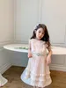 314 anni di alta qualità ragazza del bambino estate abiti floreali tutu di pizzo vestito da principessa del partito neonata vestiti casual abbigliamento per bambini5886480