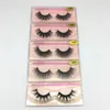 New Mink Eyelashes with Eye Brush Handmade Lashes Soft Thick Faux Mink Lash Natural Long Mink Eyelash Extension Resuable 3D False Eyelashes