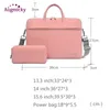 PU Leather women Laptop Bag Notebook Carrying Case Briefcase for Macbook Air 133 14 156 inch men Handbags shoulder Mouse Bag 2015934294