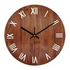 Nordic Large Wall Clock Wall horloge Hout Moderne Woonkamer Slaapkamer Silent Yellow Clocks Office Kitchen Pendule Mural Decor H1230