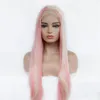 30 Inch 613# Blonde Full Straight Synthetic Remy Hair Lace Front Wigs Simulation Human Hair perruques de cheveux humains Wig