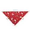 Dog Odzież Bandanas Collar Bandana na Boże Narodzenie Pet Pet Scarf Neckerchief Wayble BIBS Kot Xmas Prezenty