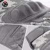 Tactique militaire armée gants ACU camouflage écran tactile paintball combat combat dur knuckle vélo doigt complet gants hommes Y200110