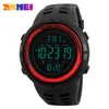 Skmei Men Sport Watch Dual Time Watches Роскошные Световые будильники Обратный отсчет 5bar Водонепроницаемые Цифровые Часы Relogio Masculino Relogio 1251