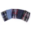 5 Pcs Mens Underwear Boxers Shorts Casual Cotton Sleep Underpants Quality Plaid Loose Comfortable Homewear Asian Size