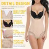 Miss Moly Lace Full Body Shaper Tummy Control Bodysuit Waist Cincher Underbust Shapewear Slimming Trainer Panties Gridle Corset Y220311