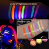 Vattenaktiverad eyeliner UV -ljus neon pastell 21 färger pastell svart ljus uv reaktiv glöd i mörka ögonfoder5632580