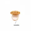 Кольца для женщин, роскошное кольцо из 18-каратного золота, обручальное кольцо для вечеринки в Дубае, ювелирные изделия, подарки для африканской жены, кольцо для влюбленных, изменяемый размер, размер 3013121