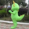 Halloween Green Dragon Mascot Costume Najwyższa jakość Kreskówka Stroje postaci Dorośli rozmiar Bożego Narodzenia Karnawał przyjęcie urodzinowe strój na zewnątrz