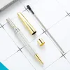 3 stks Diamond Crystal Ballpoint Pen Ring Wedding Office 0.7mm Persoonlijkheid Custom Logo Briefpapier voor Metal Gift1