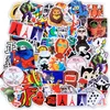 Groothandel willekeurige stickers 1000/500/300 stks / partij JDM cartoon graffiti gemengde sticker niet herhalen voor skateboard bagage gitaar speelgoed LJ201019