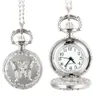 Montre de poche à Quartz Vintage en alliage de fleurs pour femmes et filles, collier pendentif pull chaîne horloge cadeaux