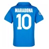 Top Retro Classic 1986 1987 1991 1991 1993 Napoli Jersey Retro Soccer Jerseys Home Away Maradona Maillots 드 발 Rétro 축구 셔츠