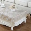 Proud Rose European Elegant Tablecloth Lace Table Cloth Exquisite Table Runner Tablecloths Home Decor Dustcloth Chair Cover T200707