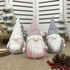 Holiday Gnome Handmade Szwedzki Tomte Christmas Elf Dekoracji Tabeli Ozdoby Dzięki Dawanie Dnia Dzieci Prezenty JK2011XB