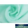 FORY PRIS 100PCS Högkvalitativ Mint Green Organza Stol Sashes Bow Cover Wedding Bankett Venue Dekoration