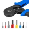 HSC8 6-4 Terminal Crimping Pliers Wire Stripper Crimper Ferrule Crimping Hand Tool Pliers+1200 Terminals Kit Dropshipping Y200321