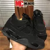 Top Quality Uomo Donna 4 Scarpe da basket Black Cat 4s Cactus Jack Oreo Universitys Blue Sneaker Sail Kaws Purple Metallic Designers Scarpe da ginnastica Sneakers gratis