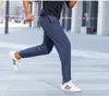 surv￪tements de marque pour hommes Été Hommes Pantalons De Sport Couleur Unie Fitness Running Casual Slim Stretch Respirant Bleu Noir