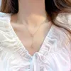 韓国の絶妙なグルドのネックレススタイルミニマリストの中空アウトファッショントレンドの高級グラマースウィートアクセサリージュエリー