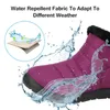 جديد 2020 شتاء دافئ أحذية شتوية دافئة ومقاومة للماء بطانة الثلج أحذية الكاحل أنثى أفخم بوتاس موجر أحذية 1