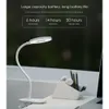 Yeelight USB Uppladdningsbar Clip-on Bordslampa Trådlös bärbar Touching Control 3 Ljusstyrka Ögonskydd Dimbar 360 ° Roterbar