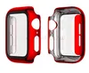 Protezione dello schermo per Apple Watch Band 44mm 40mm 42mm 38mm HD Custodia per placcatura in vetro temperato Cover Serie Iwatch SE / 6/5/4/3 Nuovo