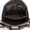 Kobiety plecak Wysokiej jakości skórzane plecaki PU Kobiece żeńskie swobodne wbudowane torby na ramię Y201224