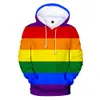 Mode LGBT Amour Sweats À Capuche Menwomen Lesbiennes Gay Harajuku Impression 3D LGBT Fierté Sweat Menwomen LGBT Drapeau Pull Vêtements8392713