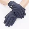 Zimowe rękawiczki Mężczyźni Utrzymuj ciepłe PU Skórzane Wiatroodporne Grube Kaszmirowe Guantes Jeżdżenie Anty Slip Outdoor Męskie Rękawiczki Ekran dotykowy