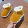 Inverno Neonate Ragazzi Stivali Infantili Stivali da neve per bambini Caldi stivali da esterno in peluche Fondo morbido Scarpe antiscivolo per bambini in cotone 201130