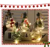 5 estilos LED Transparente bola de Natal decorações de Natal decorações de árvore de Natal pendurado bola de bulbo plástico t2i51546