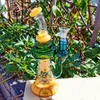 Heady Glass Bongs Hookahs Birdcage perc Paarse blauw groen roze water Bongpijpen Dome