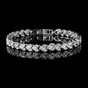 New single row of heart-shaped diamond bracelet men and women diamond bracelet manufacturers wholale