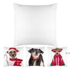 White Plain Sublimation Blanks Pillow Case Cushion Cover Fashion Pillowcase for Heat Transfer Press as DIY Gift ZZA11705